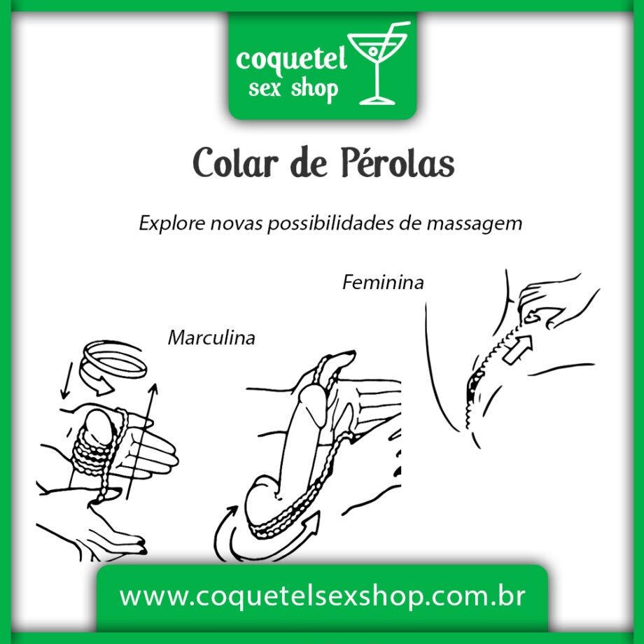 Colar de Pérolas Sensuais