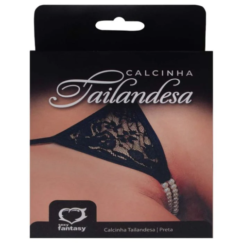 Calcinha Tailandesa Rendada com Regulagem